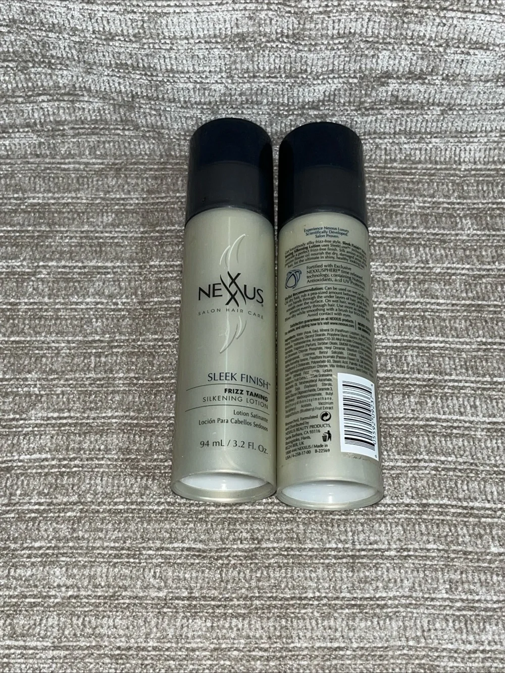 2 Pack Nexxus Sleek Finish Frizz Taming Silkening Lotion 3.2oz Discontinued New
